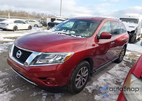 2014 Nissan Pathfinder Sv z USA, uszkodzony, nr VIN 5N1AR2MM2EC694873